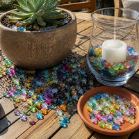 Frosted Sea Glass Pebbles for DIY Crafts and Decoration