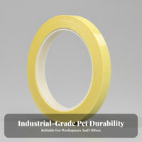 Mylar Insulating Tape Retardant Electrical Insulation Tape Leaves No Residue Industrial Supply for Factory Workers, Workshops, Office, Warehouse