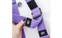Doorway Mounted Suspended Stretching Strap Black Loops Inversion Strap High Strength Mind-Body Practice Swing Adjustable