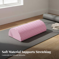 Half Round Foam Cylinder Muscle Relaxation Foam Balance Pad Spine Stretcher Multi-Function Fitness Equipment for Seniors