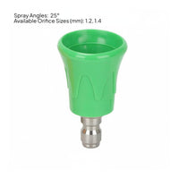Leak-Proof 1/4 Inch Quick Connect Spray Tip Heavy Duty Construction 1/4 Inch Spray Nozzle Tip Rust Resistant for Car Detailers
