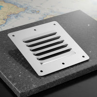 Slotted Louver Grille Marine-Grade Louvered Vent Resistant Hardware for RV Builders, Lockers