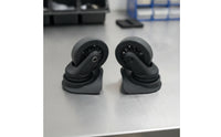 Luggage Replacement Wheels 360-Degree Rotating Swivel Caster Wheel Smooth for Journeyers