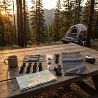 Curved Metal Brackets Roof Tent Installation Kit Gray Storage Pouch Roof Tent Mounting Kit Hook Cord Camping Gear Strap Clip