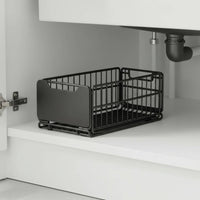 Under Sink Organizer Foldable Pull-out Cabinet Drawer Effortless Gliding