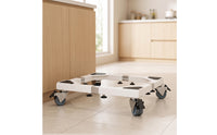 Heavy Duty Washing Machine Stand with Wheels Low-Height Washing Machine Stand Long-Lasting Mobile Roller Base Rust-Resistant for Renters
