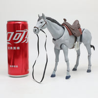 Articulated Horse Model with Rider, 490, for Painting and Teaching, Plastic