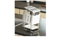 Countertop Holder Large Capacity Universal Kitchen Holder Modern Cutlery Organizer Easy to Clean Ventilated Design