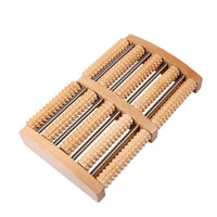 Wooden Foot Massager Roller Natural Foot Massage Roller Textured for Home, Office