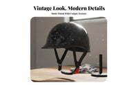 Carbon Fiber Half Helmet Breathable Retro Impact Resistant Riding Gear for Riders, Adults, Cruising, City Commuting, Long-Distance Riding