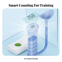 Abdominal Training Adjustable Breathing Device Portable Design Expiratory Pressure Device Easy to Clean Respiratory device for Fitness fans, Athletes, Seniors, fitness session, Home, Gym, on-the-go