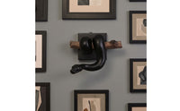 Snake Wall Sculpture Coiled Python Wall Sculpture Realistic Snake Decor with Backing Board for Reptile Lovers, Collectors, Studio, Office, Bedroom