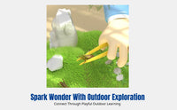 Children's Observation Box, Outdoor Investigator Set with Magnifier, Compass, Binoculars, Exploration Toy
