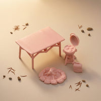 4 Pieces 1/64 Scale Barbecue Scene Collectible Miniature BBQ Set Decorative Diorama Accessory for Hobbyists, Collectors