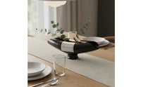 New Chinese Design Trough Vase Handmade Craftsmanship Modern Boat-Shaped Centerpiece Artistic Design House Decoration for Restaurant, Desktop, Office