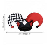 Fool Costume Hat Festive Design Fool's Cap Playful Present Harlequin Hat