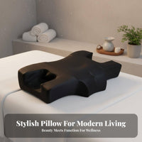 Memory Foam Side Sleeper Pillow Skin-Friendly Cover Cervical Support Pillow Breathable for Adults, Back Sleepers, Sleeping, Resting, Bedroom