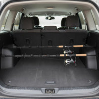 2 Pieces Car Rod Carrier Straps Nylon Vehicle Fishing Pole Carrier No Required Vehicle Fishing Rod Rack for Anglers, SUV, Van, Travel