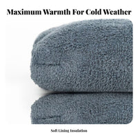 Fleece Lined Winter Scooter Hand Warmers Windproof Scooter Hand Warmers Cold Resistant for Electric Bike Cyclist S, Cyclists