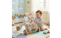 Adjustable-Speed Baby Learning Stroller Four-Wheel Base Push Stroller Toy Triangular Support Walking Coach Molded Details for Young Children