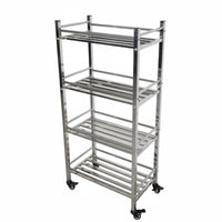 Multi-Tier Design Tiered Rolling Plant Shelf Movable with casters floral Rack Modern home decor Furnishing Thickened Frame for Apartment Dwellers, Gardeners, homeowners, Balcony, Living Room, Sunroom, Bedroom