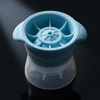 Soft Drinks Round Ice Maker for Your Home Bar, Food Grade Silicone Ball Maker for Party Supplies, Easy to Use Slow Melting Ice Sphere, 1 Pack