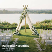 Lashed Pole Tripod Versatile Event Decoration Rustic Design Support Structure for Campers, DIY Enthusiasts, Outdoor, Camping, Weddings