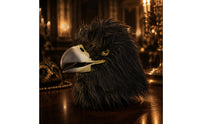 Feather-Textured Eagle Head Mask Lifelike Eagle Mask Eye-Catching Headpiece Easy to Wear for Adults, Costume Parties