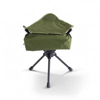 Swivel Camping Stool Lightweight Rotating Stool with Storage Bag Compact Collapsible for Campers, Fishing, Outdoor Activities