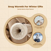 Winter Wool Gloves, Women, Touchscreen, Warm, Outdoor, Gift