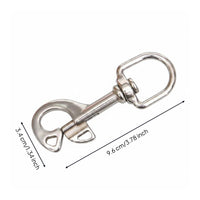 Diving Hook One Piece Self Closing Latch Hook Resistant Diving Gear for Scuba Divers
