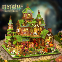 Great House DIY Mini House P020 Fantasy Forest Handcrafted Micro Landscape Building Model