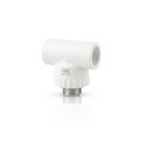 Stainless Steel PPR Tee Fitting Threaded Tee Connector Long-Lasting Plumbing Part High Strength