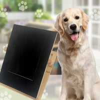 Dog Nail Scratching Pad Wooden Scratching Pad with Adjustable Stand Soothing Pet Supplies for Dogs