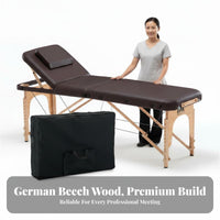 Foldable Massage Bed Water and Oil Resistant Portable Massage Table Installation Portable Spa Table for Beauticians, Home Users, Beauty Salon