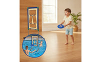 Freestanding Water-Play Target Game Rack Versatile Target Game with Net Outdoor Active for Backyard