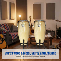 Conga Drum, Buffalo Skin, Multi-Color, Sturdy Wood, Latin Percussion