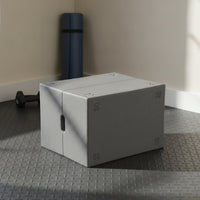 Foam Jump Box Textured Workout Cube for Fitness Enthusiasts, Athletes, Home Gym