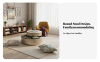 Modern Minimalist design cumulusShaped Nesting Table Set Space-Saving Living Room Furniture Rounded Corners Accent Tables Easy to Clean for Apartment Dwellers, Decor fans, Interior Designers, Lounge Area, Home Office, Bedroom