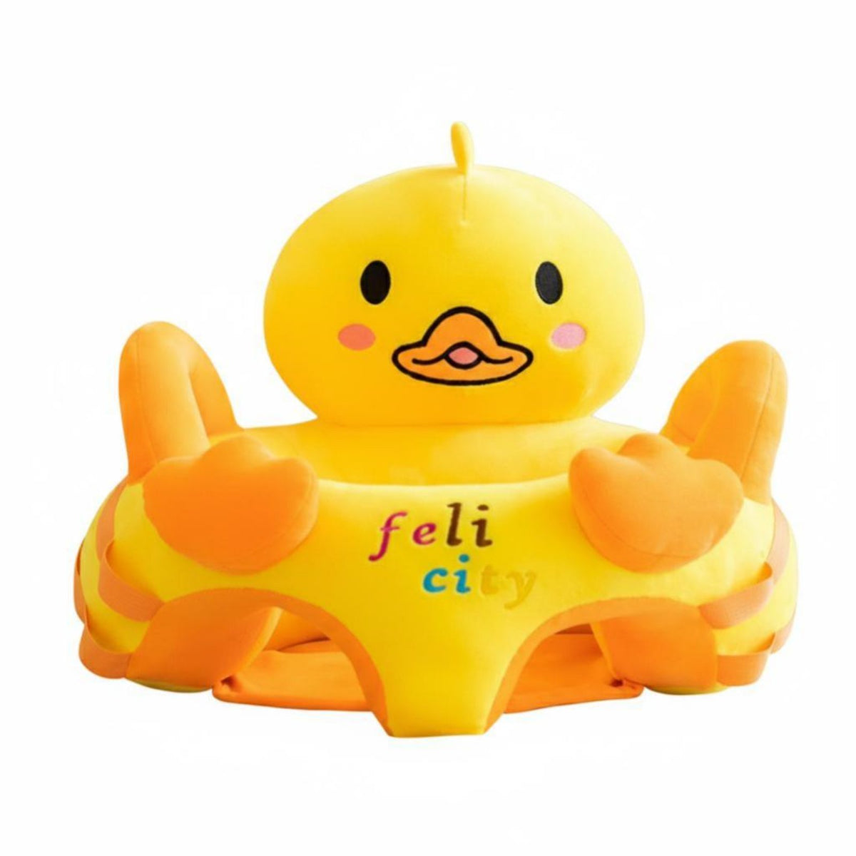 Helps Learn to Sit Crown-Shaped Baby Sofa Anti-Tip Design Soft Creature Character Seat Non-Slip Bottom Toddler Support Chair for Babies 6+ Months, Infants, Toddlers, Sitting Practice, Floor Play, Playroom, Living Room
