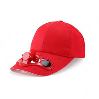 Fan Visor Cap Shielding Cap with Solar Fan Adjustable Handsbattery-Free for Outdoor Workers, Travel, Walking