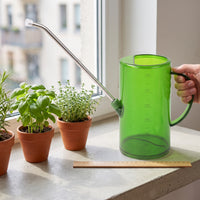Long Spout Watering Can for Indoor Outdoor Plants, Stainless Steel or ABS Plastic
