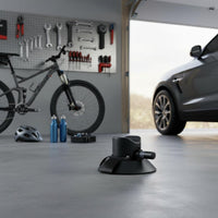 Rear-Wheel Suction Rack Wide Strap Suction-Mounted Bike Holder Cycling Gear Heavy Duty Black Plastic for Upright Mounting