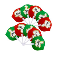 10 Pieces Classroom Response Paddle Hand-Held Student Response Paddles