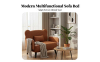 Foldable Design transformable Armchair Bed twofoldUse Single Sleeper Armchair Space-Saving Household Furniture Extendable for Apartment Dwellers, College Students, Homeowners, Small Spaces, Living Room, Bedroom, Home paleice