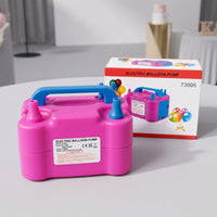 Portable Balloon Pump with Dual Nozzles Compact Electric Balloon Pump for Party Planners