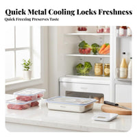 protein Freezer Box Quick Freezing Refrigerator Organizer Airtight closure for Parents