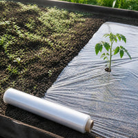 Agricultural White Mulch Film for Vegetable Planting - Durable, Thick, Insulating, and Moisturizing