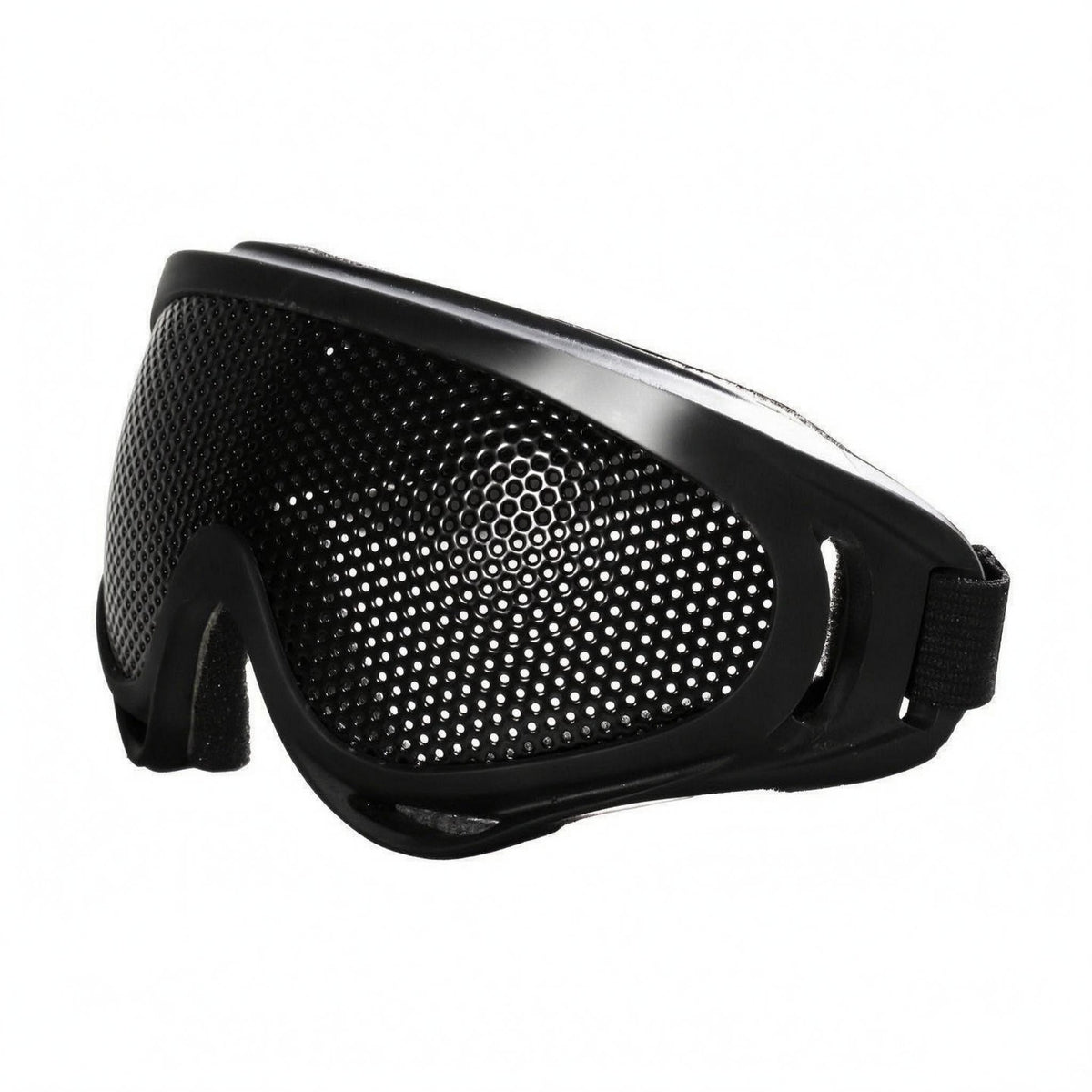 Encompassing Mowing Goggles Curved Lens Grass Cutting Goggles Dustproof Adjustable Strap Molded Frame