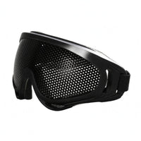 Encompassing Mowing Goggles Curved Lens Grass Cutting Goggles Dustproof Adjustable Strap Molded Frame
